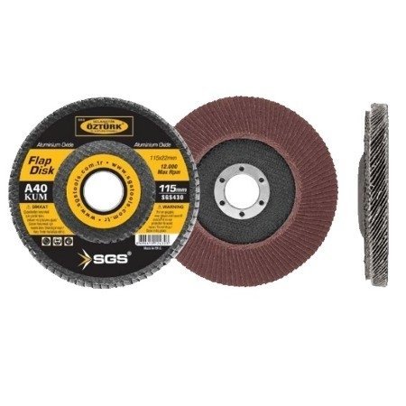 SGS Flap disk 115mm / P60 KUM